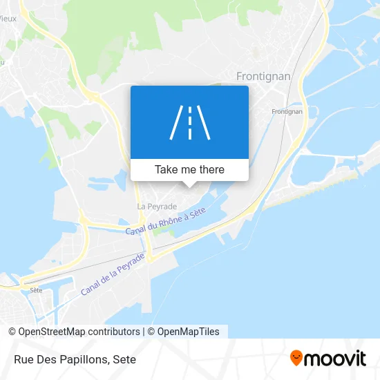 Mapa Rue Des Papillons