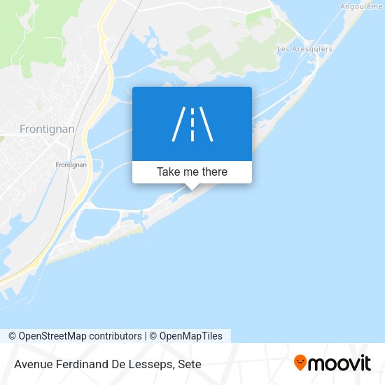 Avenue Ferdinand De Lesseps map