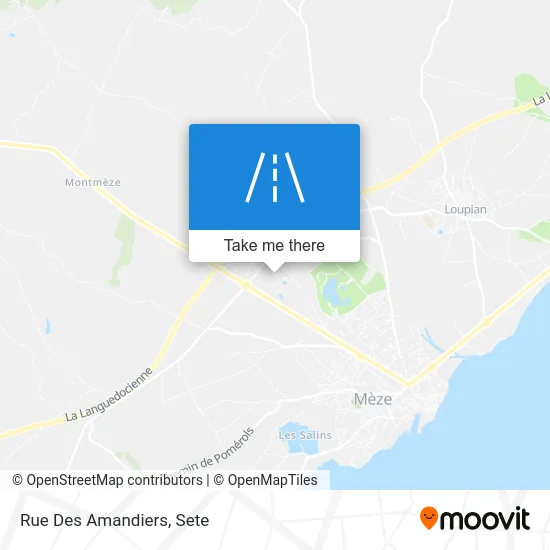 Rue Des Amandiers map