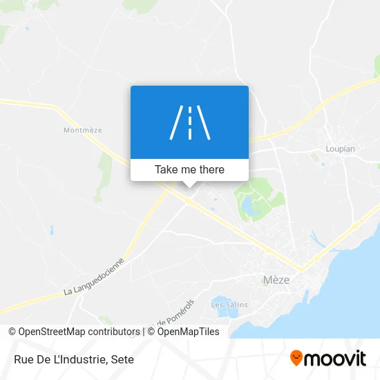 Mapa Rue De L'Industrie