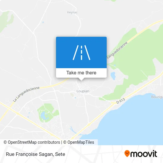 Mapa Rue Françoise Sagan