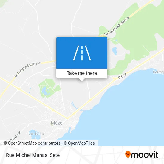 Rue Michel Manas map