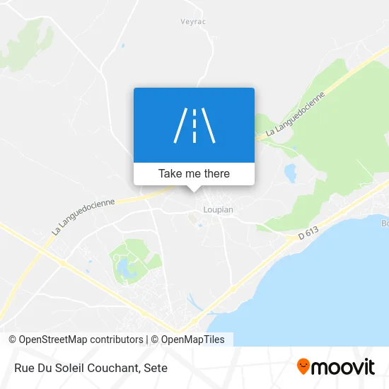 Mapa Rue Du Soleil Couchant