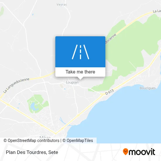 Plan Des Tourdres map