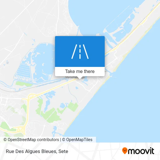 Rue Des Algues Bleues map