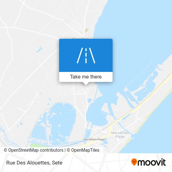 Mapa Rue Des Alouettes