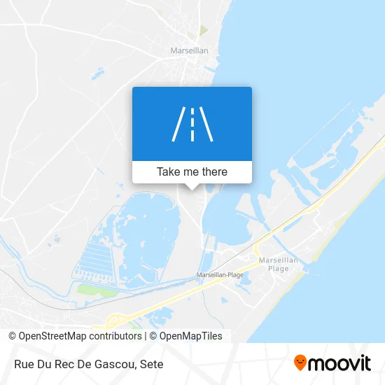 Mapa Rue Du Rec De Gascou