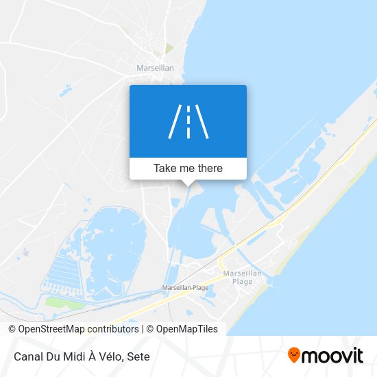 Canal Du Midi À Vélo map