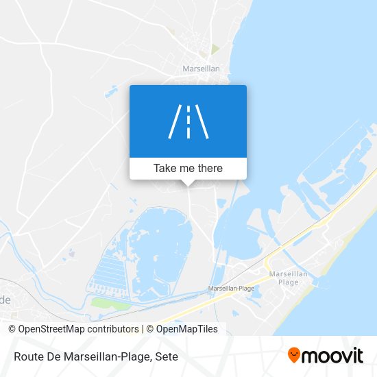 Route De Marseillan-Plage map