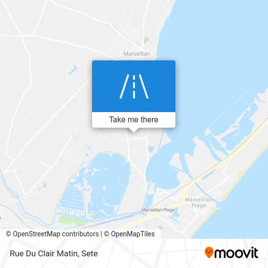 Rue Du Clair Matin map