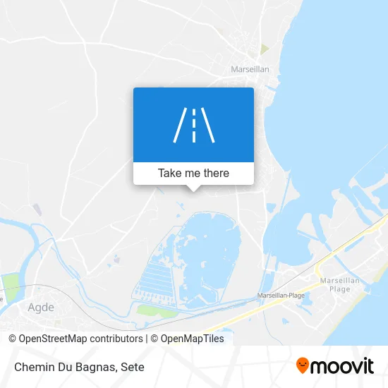 Chemin Du Bagnas map