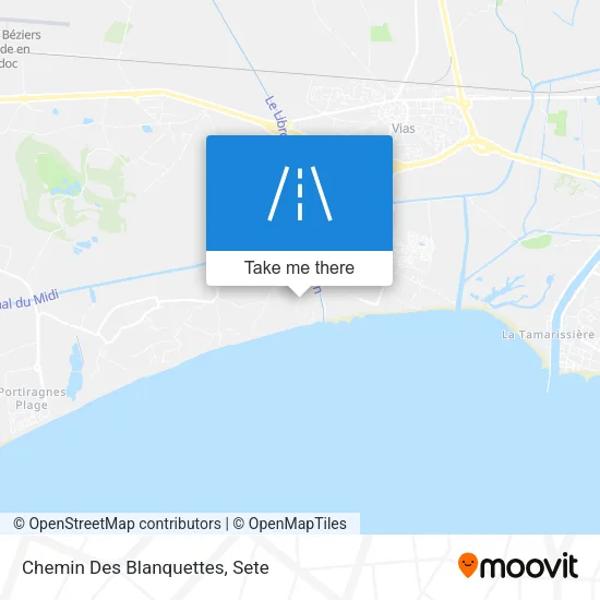 Chemin Des Blanquettes map