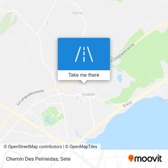 Chemin Des Peïrieidas map