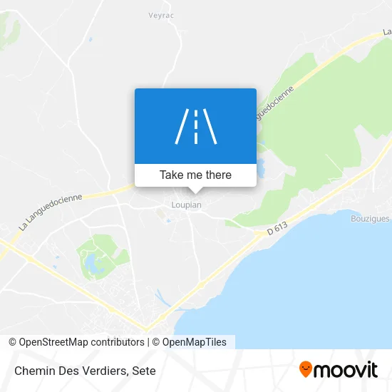 Chemin Des Verdiers map