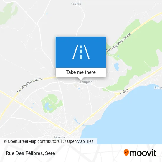 Rue Des Félibres map