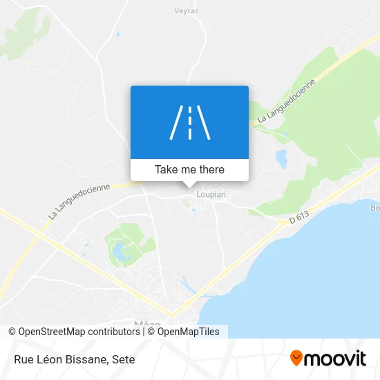 Rue Léon Bissane map