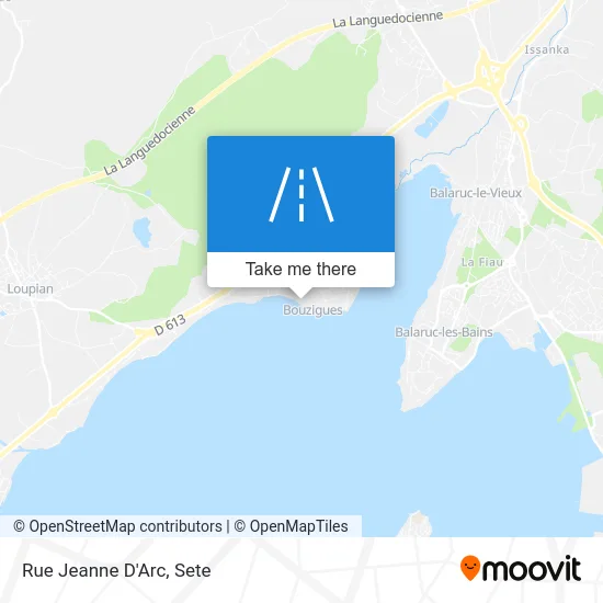 Mapa Rue Jeanne D'Arc