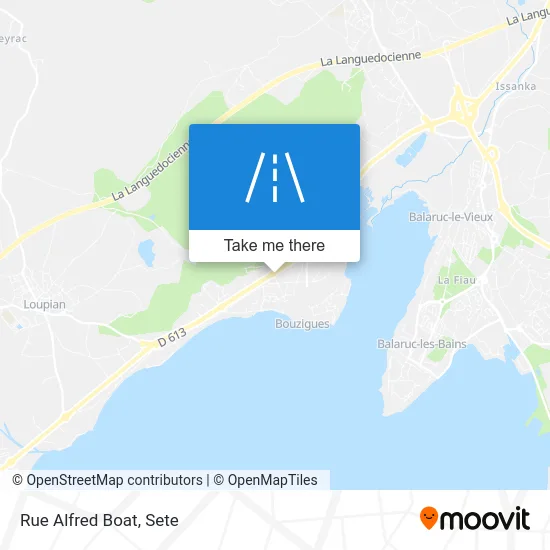 Mapa Rue Alfred Boat