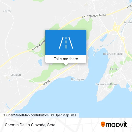 Chemin De La Clavade map