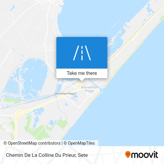 Chemin De La Colline Du Prieur map
