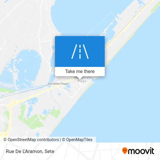 Mapa Rue De L'Aramon