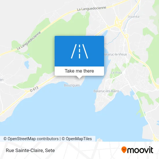 Rue Sainte-Claire map