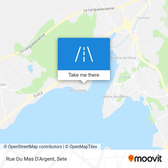 Rue Du Mas D'Argent map