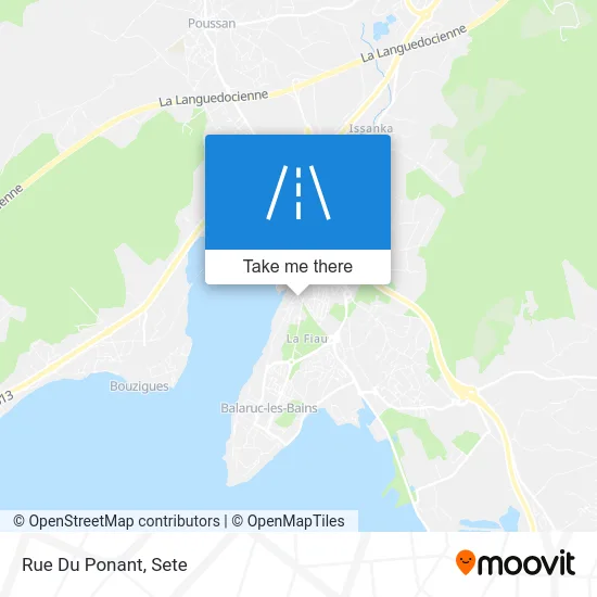 Mapa Rue Du Ponant