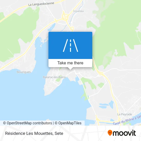 Résidence Les Mouettes map