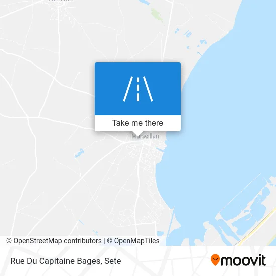 Mapa Rue Du Capitaine Bages