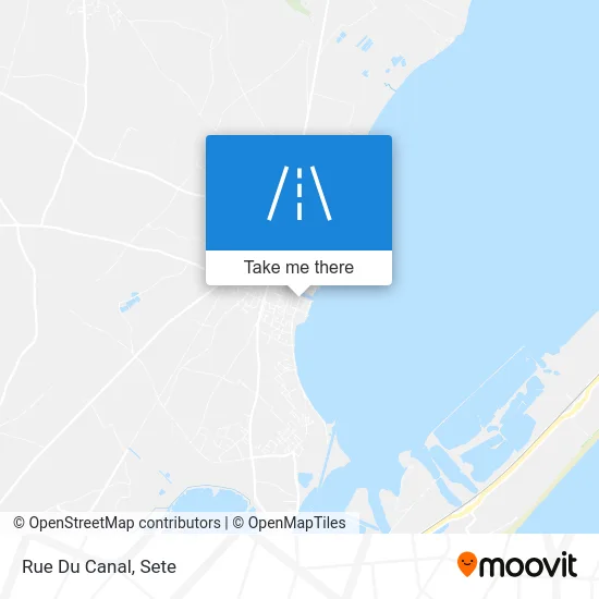 Mapa Rue Du Canal