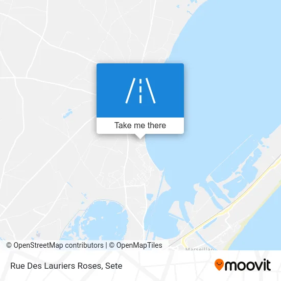 Rue Des Lauriers Roses map