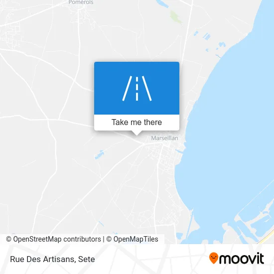 Mapa Rue Des Artisans