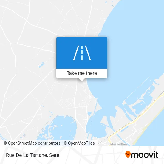 Mapa Rue De La Tartane