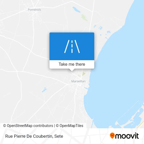 Rue Pierre De Coubertin map