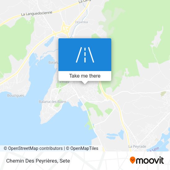 Chemin Des Peyrières map