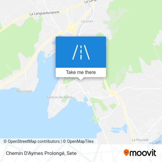 Chemin D'Aymes Prolongé map