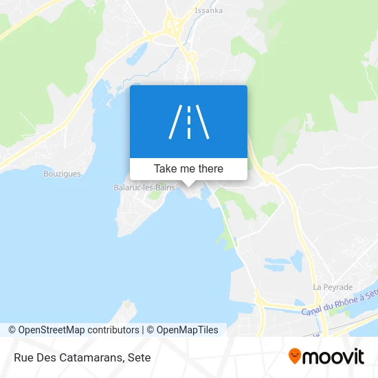 Mapa Rue Des Catamarans