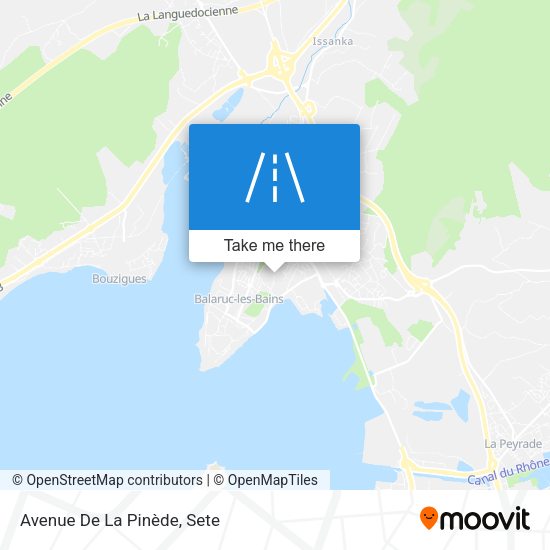 Avenue De La Pinède map