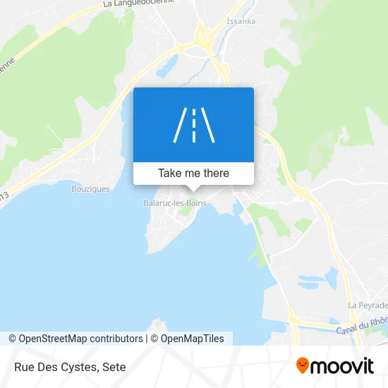 Mapa Rue Des Cystes