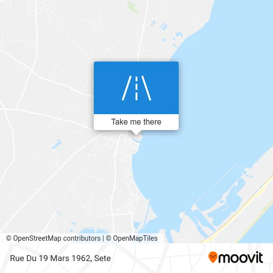 Mapa Rue Du 19 Mars 1962