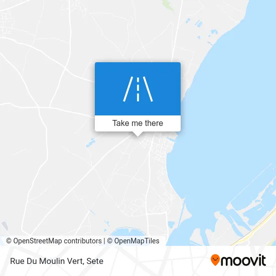 Mapa Rue Du Moulin Vert