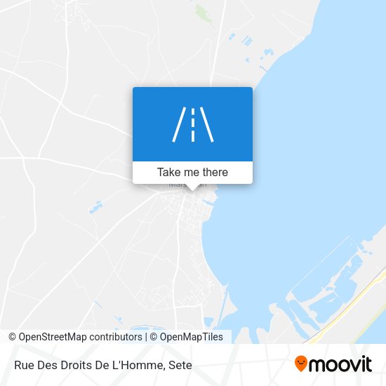 Rue Des Droits De L'Homme map