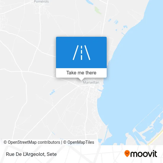 Mapa Rue De L'Argeolot