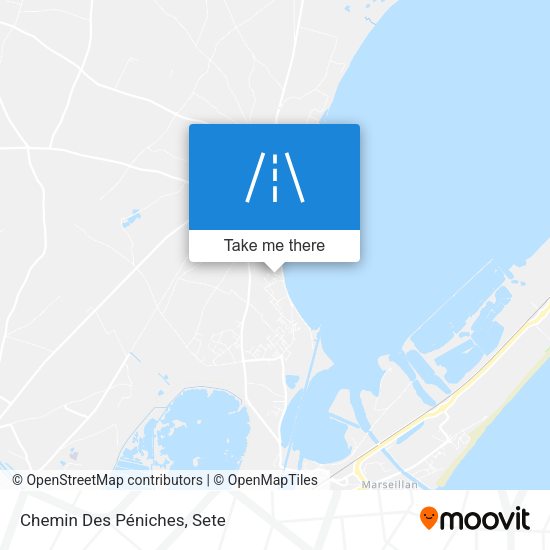 Chemin Des Péniches map