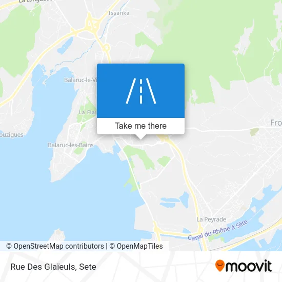 Rue Des Glaïeuls map