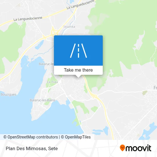 Plan Des Mimosas map