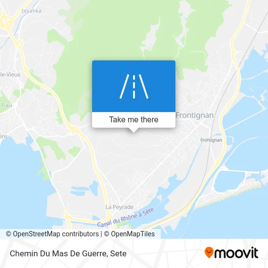 Chemin Du Mas De Guerre map