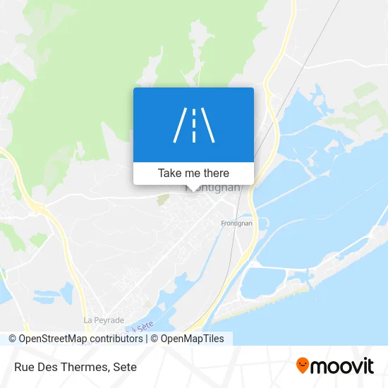 Mapa Rue Des Thermes