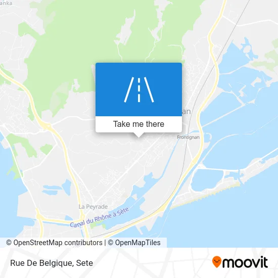 Mapa Rue De Belgique